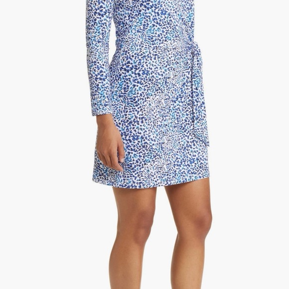 NWT - Lilly Pulitzer Bryson Long Sleeve Dress - Resort White Twisted Up. Size XS - Picture 2 of 16